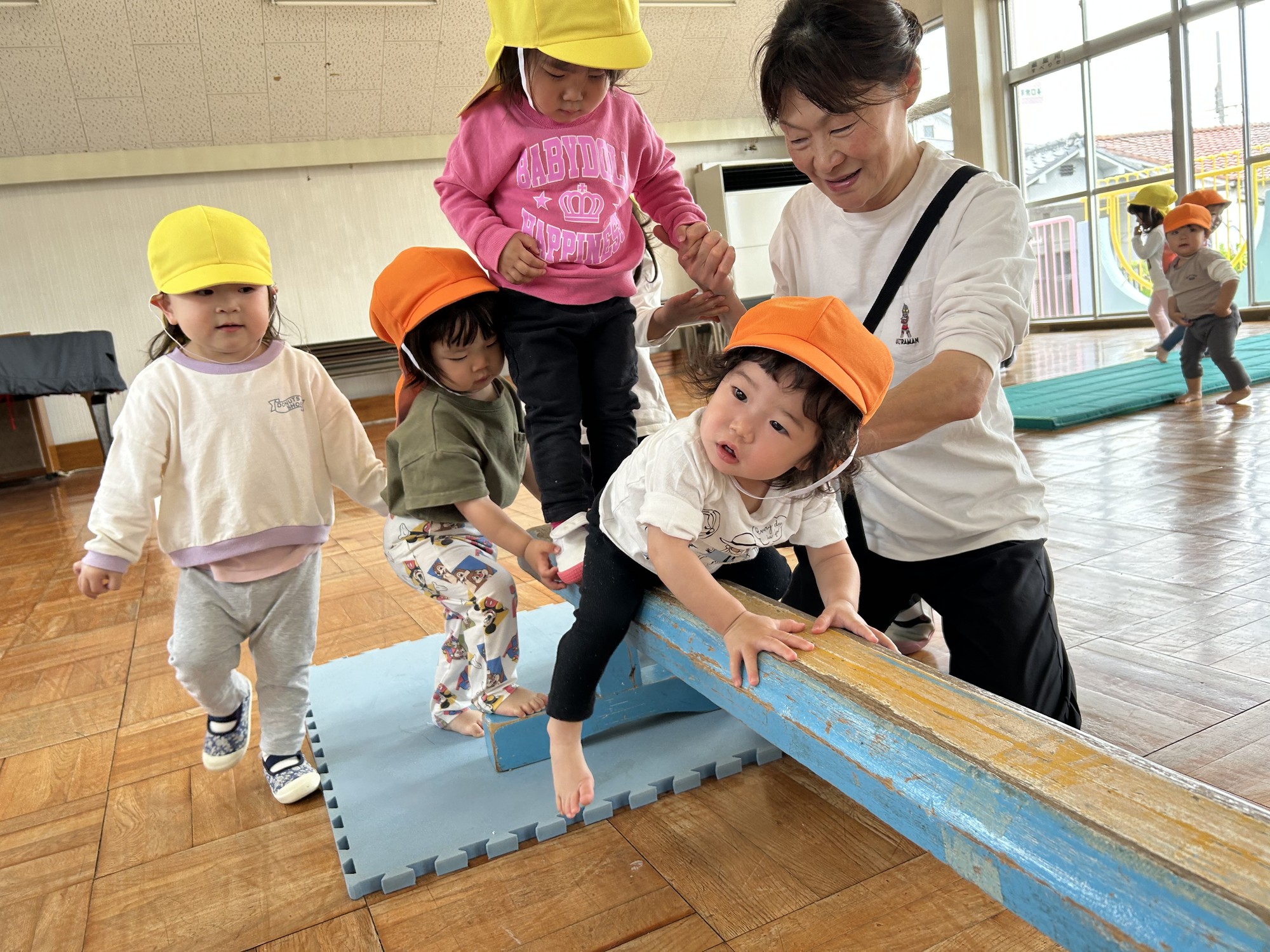 初めての体育指導に参加したよ！（つぼみ1組佐野）2025/05/09