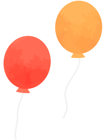 風船のイラスト