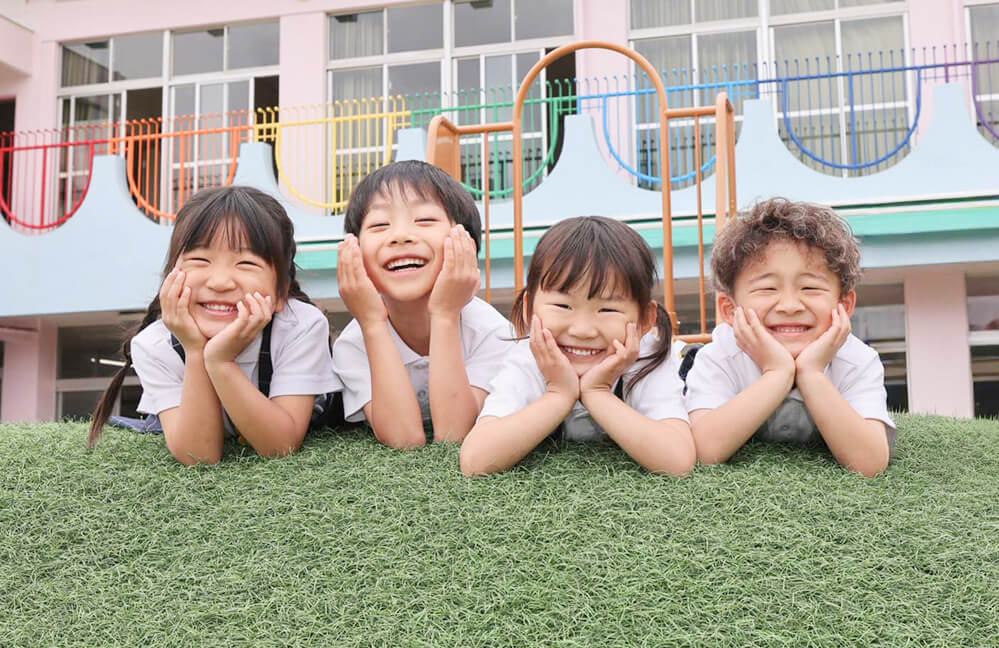 笑顔の園児達